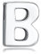 Candyfancy Buchstaben Silber 925 Anhänger Halskette Personalisierte A-Z (Anhänger Buchstabe B)