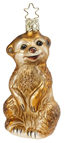 Inge Glas - Christbaumschmuck, Baumschmuck - Erdmännchen - 10 cm