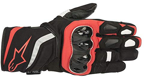 Alpinestars Motorradhandschuhe T-sp W Drystar Gloves Black Red, Schwarz/Rot, XL