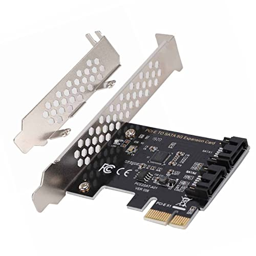 Scheda PCI Express 6 Gbps Adattatore di espansione PCI-E PCI Express a SATA 3.0 2 porte SATA III Scheda PCI-E Adattatore per XP / 7/8, VISTA, , Linux, Server2003.
