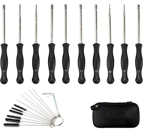 Hippotech Strumento di regolazione del carburatore da 10 pezzi con custodia per Poulan per Husqvarna per Stihl per Homelite per Craftman Trimmer