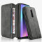 REALIKE für Xiaomi Mi 9T Hülle/Xiaomi Mi 9T Pro Flip Case Leder Tasche mit Standfunktion, RFID-Blockierung, Grau