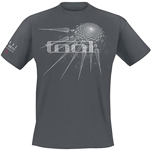 Tool T Shirt Spectre Spike Band Logo Nue offiziell Herren Charcoal Grau