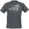 Tool T Shirt Spectre Spike Band Logo Nue offiziell Herren Charcoal Grau