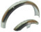 Ost2rad S50/S51 Schutzbleche SPORT, Blank, Schwarz, Stahl, Vorder- und Hinterrad, Motorrad