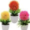Fycooler Planta Artificial con Maceta-Flores Artificiales Decoracion, Plantas Artificiales Decorativas en Maceta-Flor Falsa Pequeña Planta para Casa Sala de Estar,Oficina,Balcón,Jardín