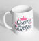 Queen of The Kitchen Printed Novelty Mug Gift Coffee Tea 530 (Mug + Coaster)