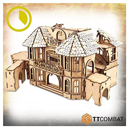 TTCombat Twottles Courthouse, Fantasie Miniaturgebäude, Erwachsene, Unisex, 1:48
