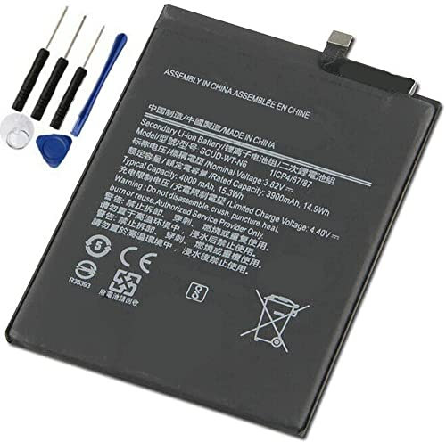 Bestome Ersatz Akku Kompatibel mit Samsung Galaxy A10 A20S SM-A2070 Honor Poly 2 Plus 2019 Scud-WT-N6 1ICP4/67/87 3.82V,4000mAh