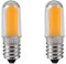 E14 LED Glühbirnen 2W 25W Entspricht T16 klar Glühbirnen Dimmbar Warmweiß 2700K Kleine Edison-Schraube Salz-Lampe für Nachtlicht, Herd-Hoods Bulbs, Deckenventilator, Tischlampen (2)