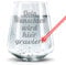 PR Print Royal Trinkglas mit Gravur - mit Name oder Text - Glas mit Gravur selbst gestalten als Geschenk zum Geburtstag oder Weihnachten I Individuelle Gravur, 400 ml