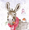 Wrendale Designs by Hannah Dale - „Muletide Greetings“ - Weihnachtskarten-Schachtelset - 8 Stück