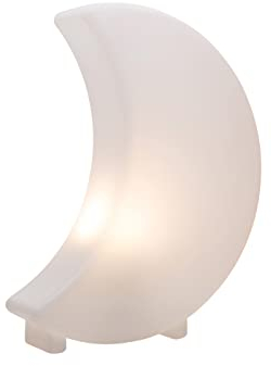 8 seasons design Shining Moon LED Mondlampe (40 cm, weiß) E27 Fassung inkl. Leuchtmittel in warmweiß, Nachttischlampe beleuchtet, Lampe Kinderzimmer, Deko Schlafzimmer, Innen- und Außenbereich
