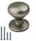 French Furniture Fittings Set of 6 Cabinet Knobs from The Romeo Collection – Grey Antique Pewter Kitchen Door & Drawer Handles – 32mm Kitchen Doors, Furniture, Cupboard Handles