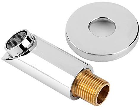 ZPSHYD Beccuccio per vasca, rubinetto vasca da bagno G1/2in Filettatura in rame Rotondo Installazione a scomparsa Rubinetto doccia pannello Accessorio