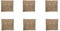 HERSIG - Salvamantel Individual | Mantel Individual Cuadrado - 30 x 30 cm | Pack 6 Salvamanteles
