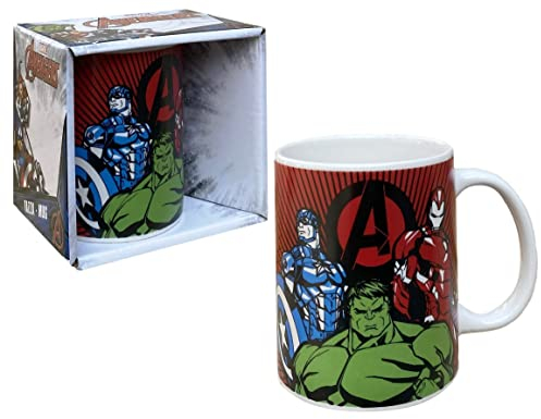 CARTOON Tazza in ceramica, Avengers, Marvel, tazza mug, 350 ml, in scatola