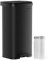 SONGMICS Kitchen Bin, 18 Gallon (68 L) Rubbish Bin, Metal Waste Pedal Bin with Lid, Tall and Large, Black LTB520B6802