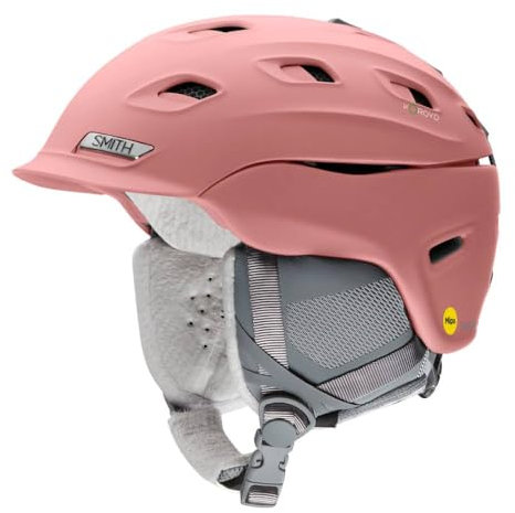 SMITH Vantage Damen MIPS Schneesporthelm - Matte Chalk Rose | Large
