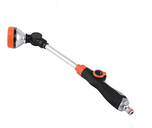 Garden Hose Spray Nozzle,High Pressure Hose Nozzle Watering Wand Heavy Duty Garden Hose Nozzle Long Hose Pipe Sprayer For Hanging Basket Watering