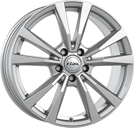 Rial Felge M12 8.0Jx19 ET30,5 5x112 polar-silber kompatibel mit MERCEDES-BENZ A All Terrain 4matic B C C63 CL E EQC 400 4matic EQ