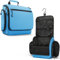 VENTURE 4TH Kulturbeutel zum Aufhängen für Damen und Herren, Reise-Organizer mit erweiterbaren Fächern und abnehmbarer, transparenter Tasche für Toilettenartikel, Hell, blau, Einfarbig