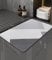 Jissta 40x60cm Badematte Rutschfester, Badezimmerteppich Badvorleger Waschbar, Absorbierender Teppich Badezimmer, Schnelltrocknende Softmath Badematten Home, rutschfeste Mikrofaser Badematte, Grau