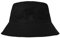 Fenglin-joy Fischerhut,Unisex Bucket Hat,Faltbarer Unisex Strandhut,UV Schutz Sonnen Hut,Anglerhut zum Wandern Camping Reisen Angeln 56-58cm Baumwolle (Schwarz)