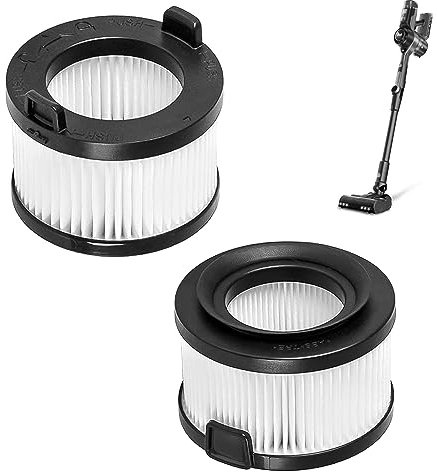 2 filtri HEPA di ricambio per aspirapolvere Levoit VortexIQ 40-RF Cordless Stick, 1 filtro principale, 1 pre-filtro