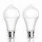 PIR Motion Sensor LED Bulbs 9W, BC B22 Bayonet Light Bulbs Cool White 6500K, Equivalent 60W, Auto On/Off B22 Motion Sensor Light Bulb for Garage, Stairs, Hallway, 2 Pack