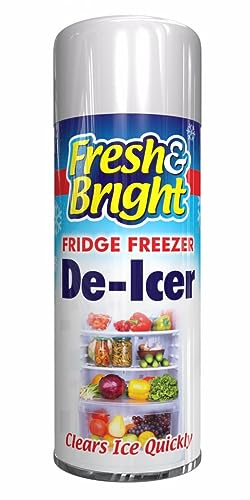 AlezyB - 2 x Fridge De-Icer Spray 200ml Fast Acting Melts Ice and Frost Quickly Fridge Cleaner Genuine Fresh & Bright