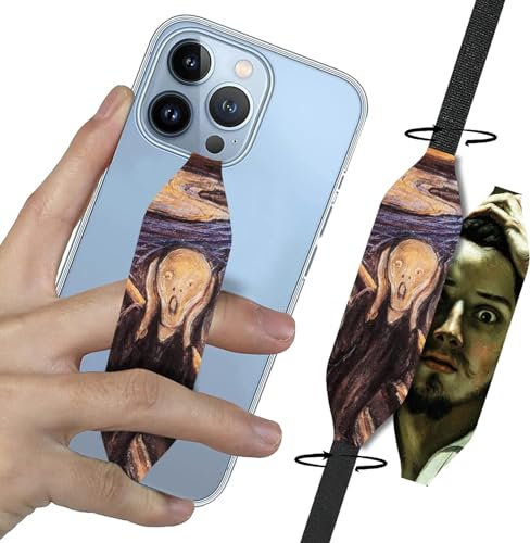 Switchbands Wendbarer Handygurt | Bequeme Handy-Fingerhalterung und Handyschlaufe für sichere Handhabung | Universeller Handygurt für Smartphones | kabelloses Laden kompatibel
