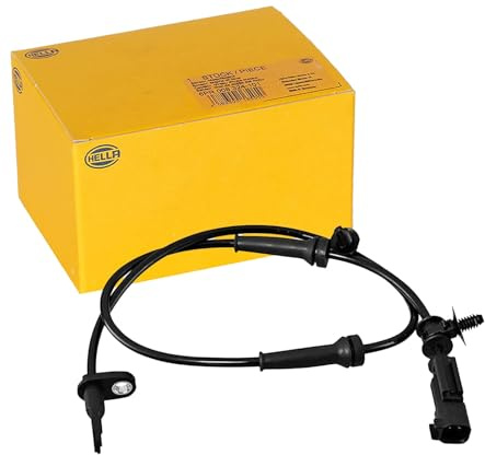 HELLA 6PU 358 217-191 ABS Sensor - Raddrehzahl - 2-polig - Vorderachse | Kabel: 740mm - mit Halter
