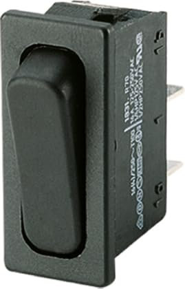 Marquardt Tafelmontage Wippschalter, 1-poliger Ein/Ausschalter Ein-Neutral-Aus, 4 A 11mm x 30mm, IP 40