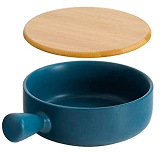 LIUSP Tazones de Sopa Porcelana Horno de cerámica Microondas Apto para microondas Cocina Color sólido Fideos Grandes Bandeja para Hornear