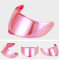 Shkalacar Visiera Casco AGV K1 K3SV K5 Sostituzione Schermo Protettivo Moto AntiGraffio Antinebbia Anti- (Rosa)
