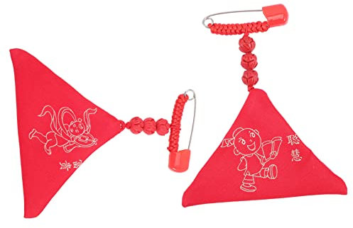 PACKOVE 2stücke Chinese Amulett Mit Sicherheitsnadel Dreieckige Segensbeutel Für Unisex Schutz Und Glück Für Unterwegs