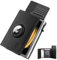 DODENSHA® MagSnap Pepple Airtag Wallet Herren I Kartenetui Herren I Smart Wallet für 10+ Karten I Wallet mit Münzfach I Geldbeutel mit AirTag* Fach I Geldbörse Herren mit RFID Schutz I Schwarz Silber