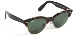 Ray-Ban Clubmaster Way Women's Sunglasses, brown, One Size