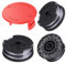 Bobine Fil Coupe Bordure,Bobine de Fil de Rechange,Compatible avec Bosch ART 36-36 LI, ART24/24+, ART 27/27+,ART 30/30+,Bobine de Rechange F016800351(3 bobines de fil + 1 couvercle de bobine)