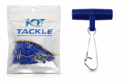KT Tackle Sea Fishing Running Ledger Booms – Through-Line Sliding Rig Components – 25pcs Resealable Pack – Two Sizes Avaliable – Saltwater Fishing for Cod, Pollock & Ling
