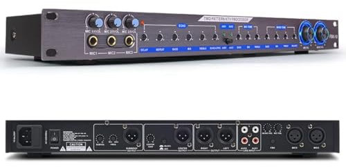 FBK-10 - Procesador de efectos digitales profesional, sistema de controlador de sonido, equipo completo de efectos para karaoke