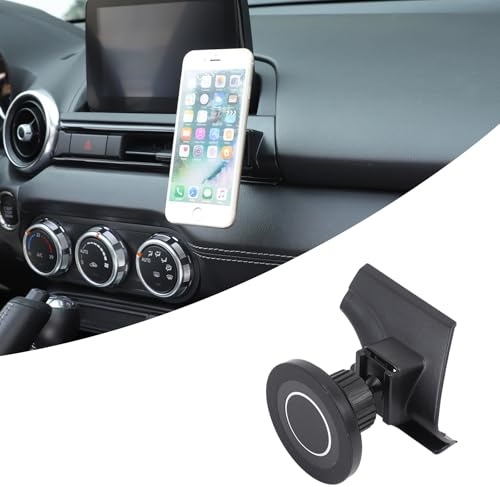 DIYUCAR Magnetische Handyhalterung fürs Auto, kompatibel mit Mazda MX-5 ND 2016–2025, Mittelkonsole, Lüftungsschlitz-Handyhalterung, 360° drehbar, magnetischer Handy-Ständer für 10,2 bis 7 Zoll