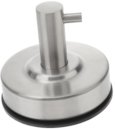 Outanaya 2 pezzi Ganci Ventosa in Acciaio Inossidabile da Appendini Senza Foratura per Asciugamani e Accessori Riutilizzabili e Resistenti per Bagno Cucina e Vetro