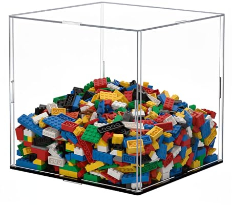 VYNZOR Acryl Vitrine 15x15x20 cm – Klare Display-Box aus hochtransparentem Acryl mit Staubschutz, Würfelform Sammler-Vitrine, polierte Kanten, für Figuren, Modelle & Miniaturen