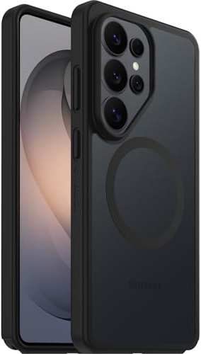OtterBox React Series Hülle mit Magneten für Samsung Galaxy S26 Ultra, stoßfest, sturzsicher, ultraschlank, schützende Hülle, Getestet nach Militärstandard, Transparent/Schwarz
