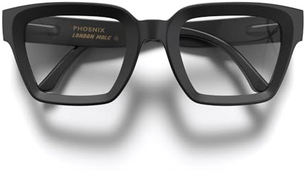 LONDON MOLE® Phoenix large oversized blue light blocking glasses | Big bold modern blue blockers | Anti eyestrain for screens | Men’s Women’s Unisex | Spring hinges