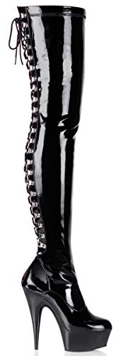 Pleaser Damen Delight-3063Kurzschaft Stiefel