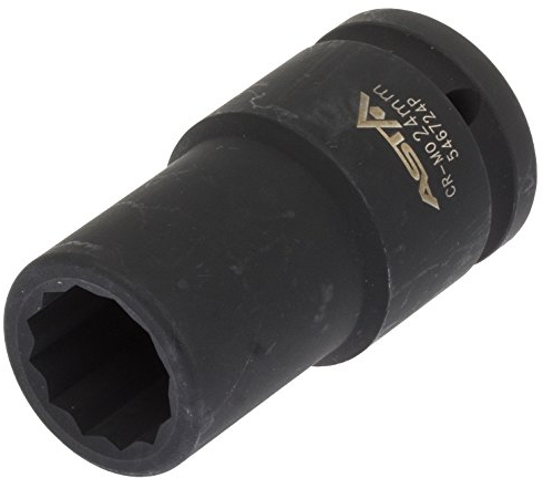 Llave de impacto exterior dentada larga SW 24 mm 3/4 12 cantos.