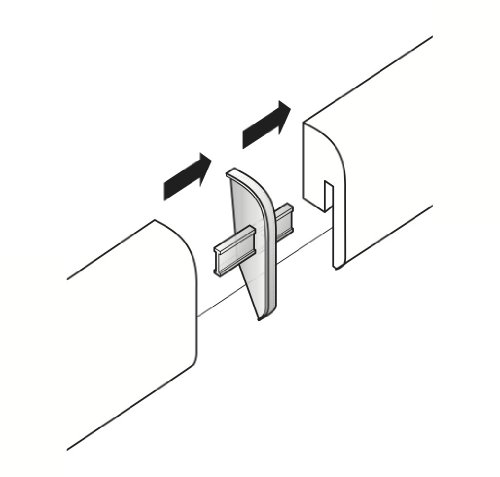 Parador Übergangskappen für SL 4 Typ 2 Buche-Optik